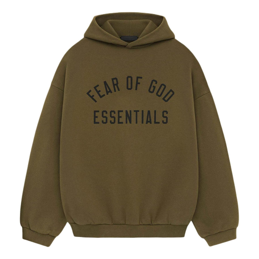 

Худи Fear of God Essentials Fleece Hoodie 'Olive', оливкого-зеленый