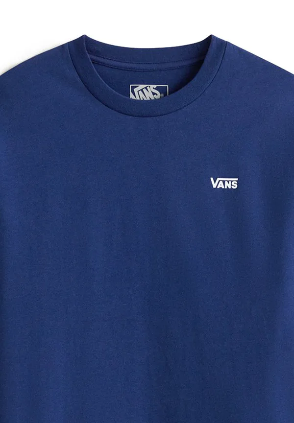 Базовая футболка с левой стороны груди Vans, Medium Blue — фото 3