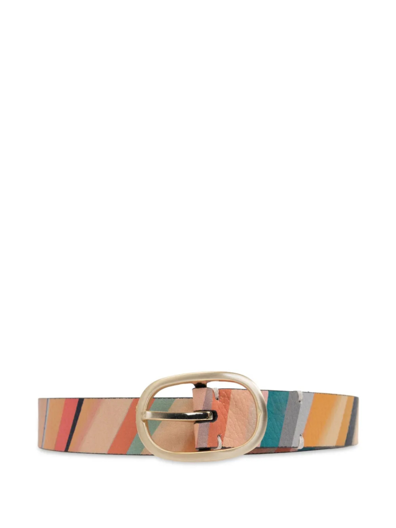 

Полосатый ремень Paul Smith, нейтральный цвет