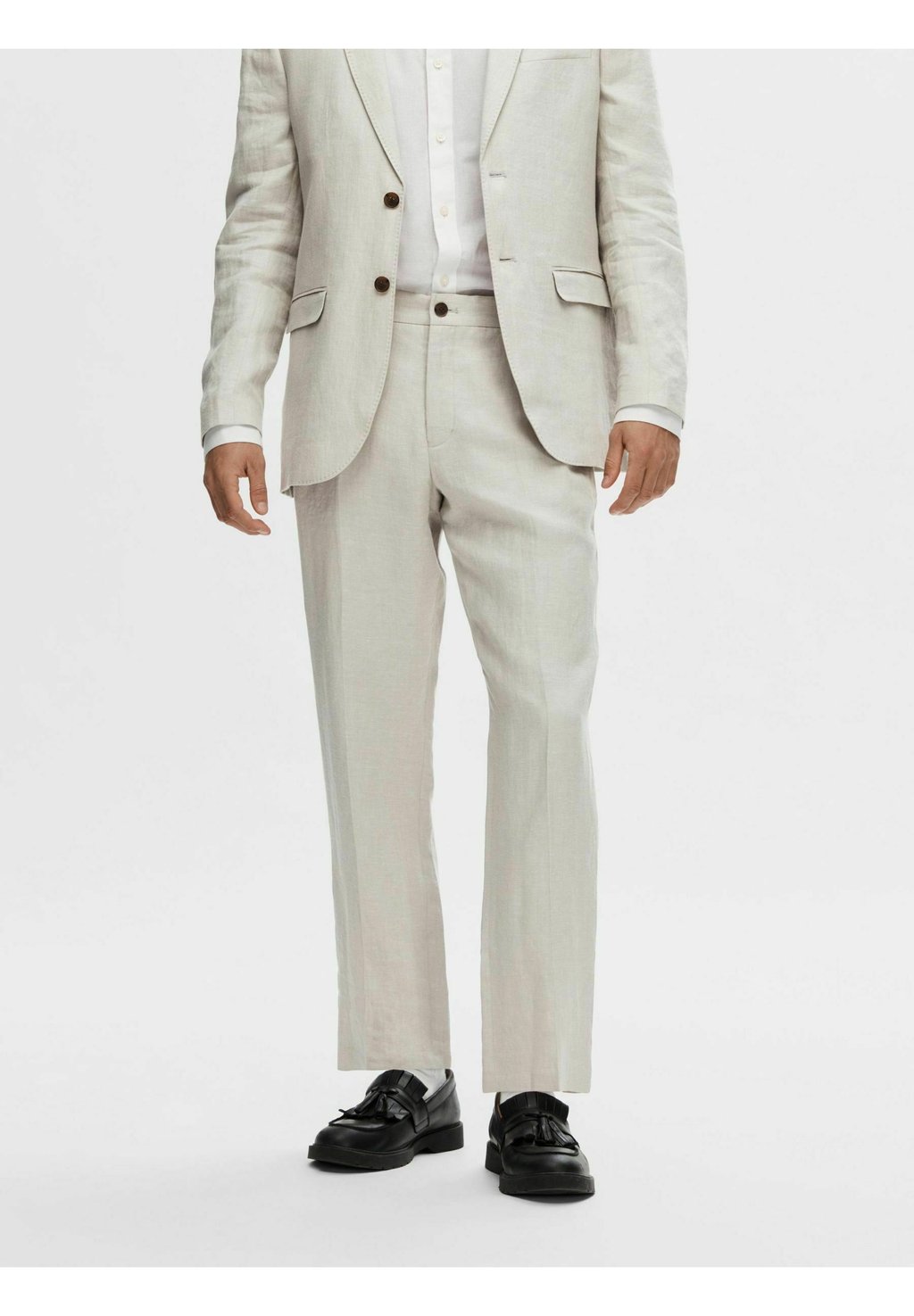 

Костюмные брюки REGULAR FIT - Trousers Selected Homme, песочный