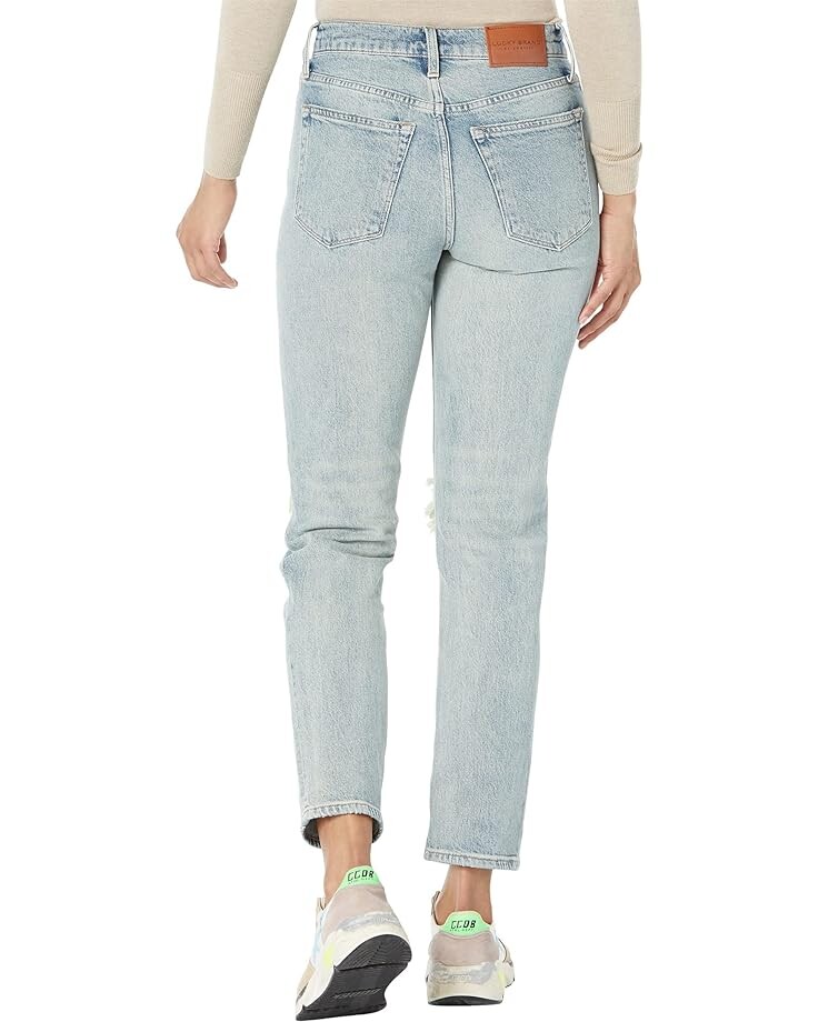 

Джинсы Lucky Brand High-Rise Drew Mom Jeans in Atmosphere Destructed, цвет Atmosphere Destructed