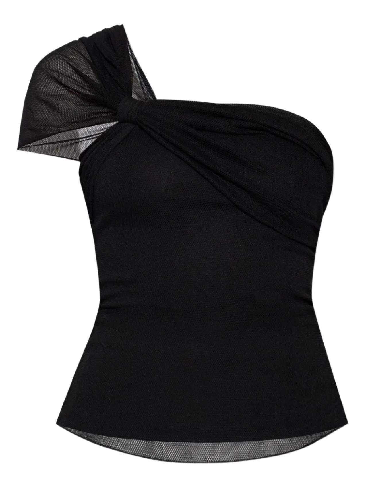 

Max Mara топ асимметричного кроя, синий