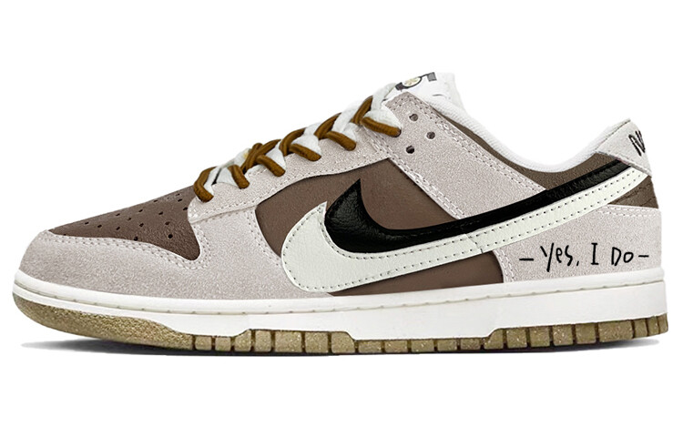 

Женские кроссовки для скейтбординга Nike Dunk Low, темно-коричневый