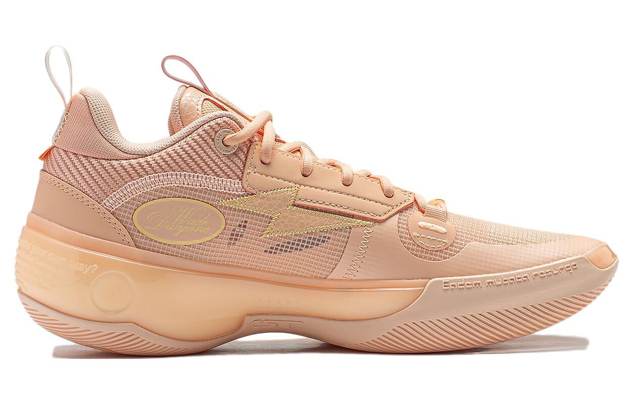 Li Ning ПОДКЛАДКА Мужские баскетбольные кроссовки Wade's Way, Кремовый апельсин — фото 2
