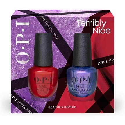 Классический лак для ногтей Terrious Nice Holiday Collection Подарочный набор лаков для ногтей Duo, Opi — фото 2