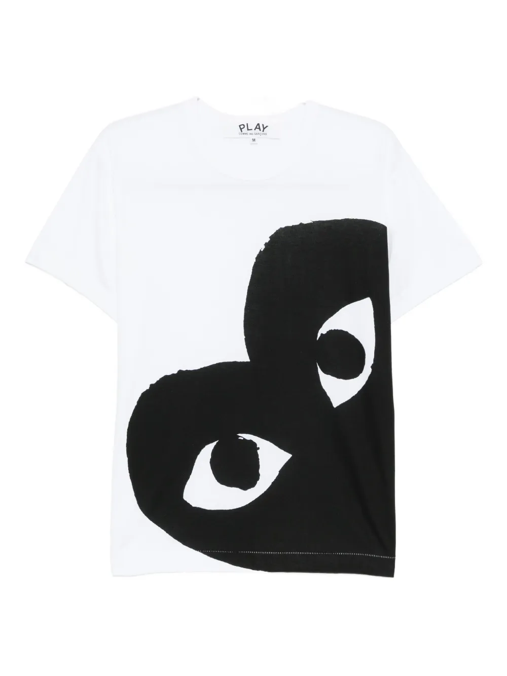 

Футболка с принтом Comme Des Garçons Play, белый