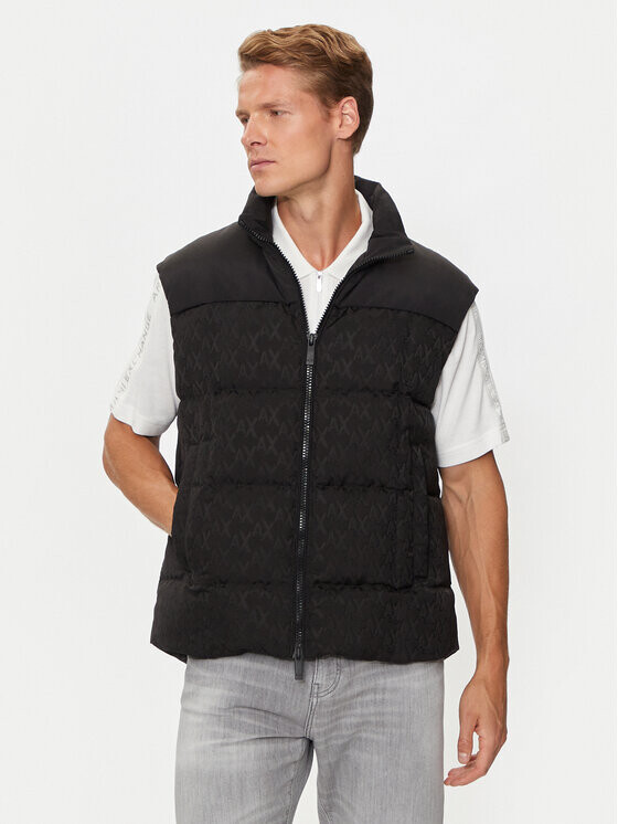 

Жилет стандартного кроя Armani Exchange, черный