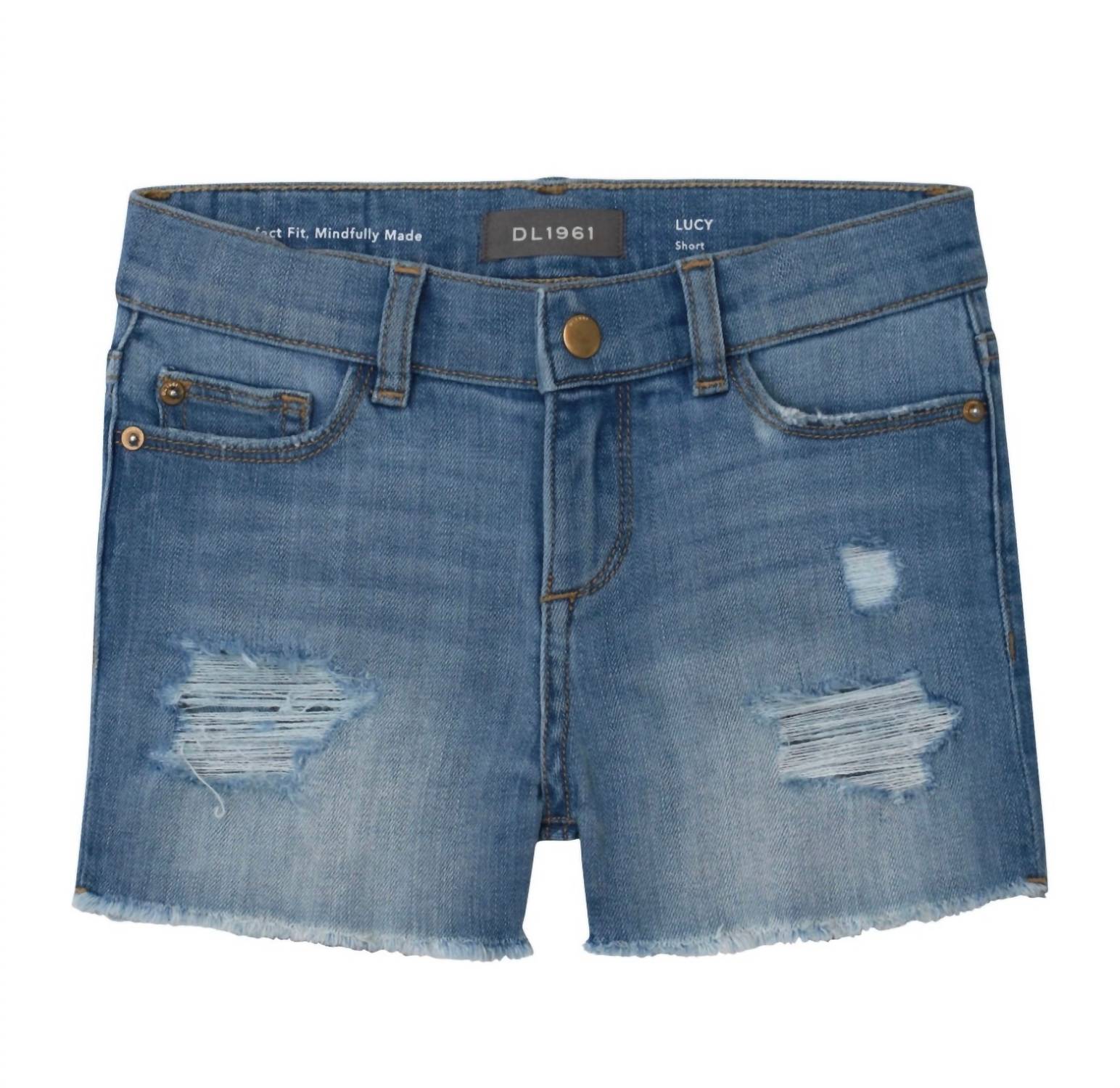 

Женские рваные джинсовые шорты Lucy в цвете Frost DL1961 - Kids', Frost