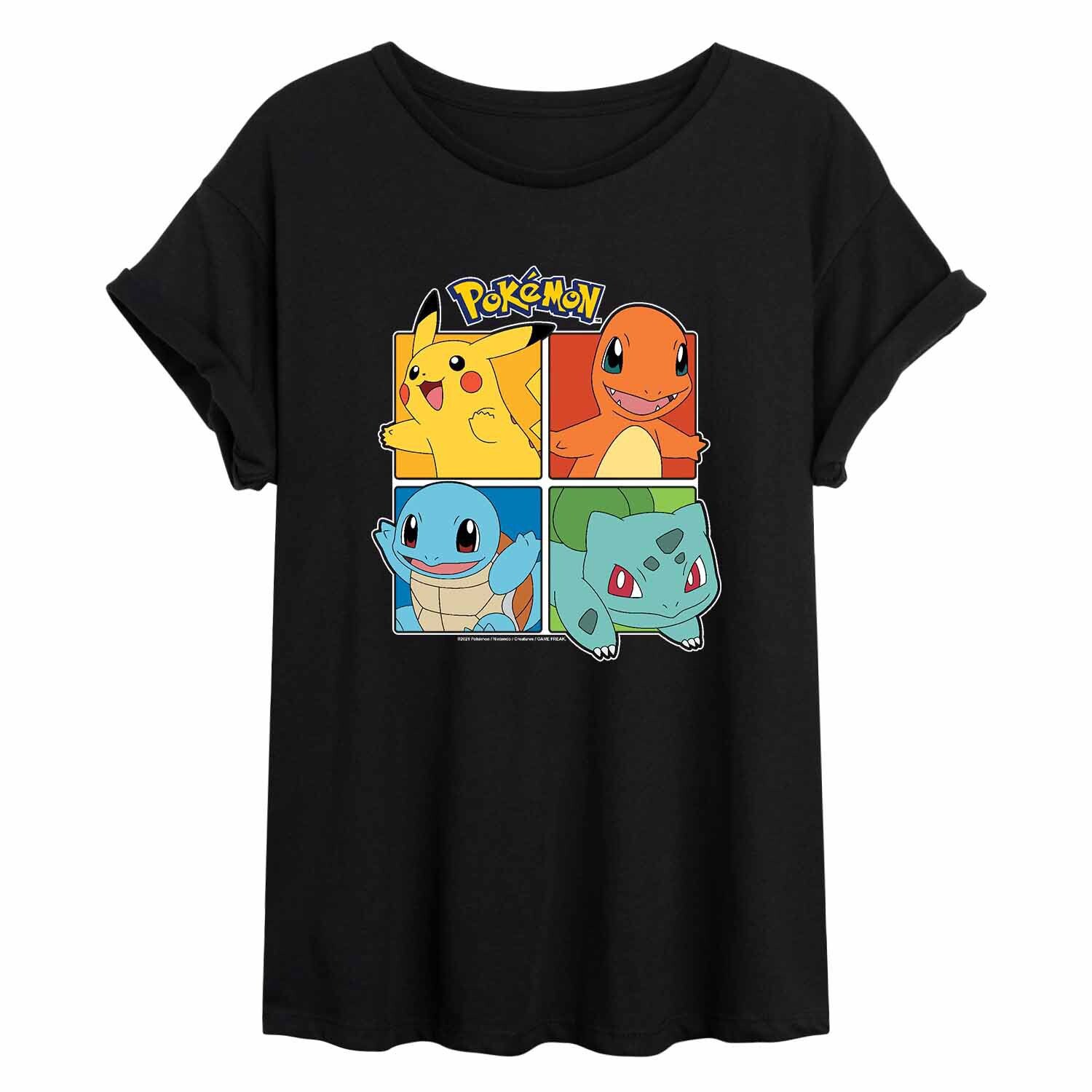 

Струящаяся футболка с сеткой Pokémon для юниоров Licensed Character