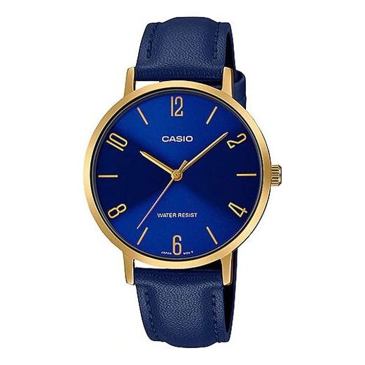 

Часы CASIO Quartz Waterproof Blue Analog, синий