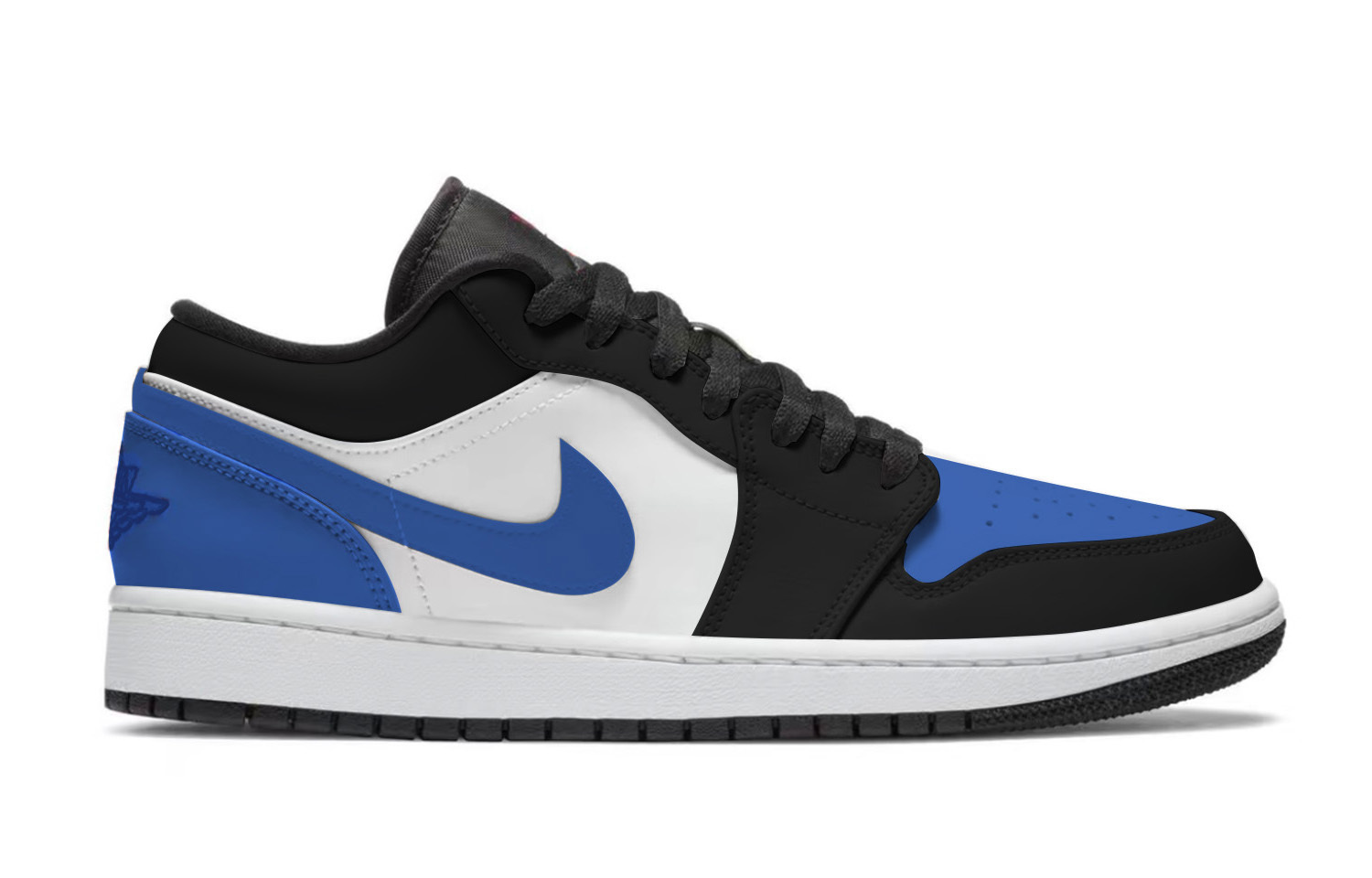Air 1 Toe Slip Resistant Anti Kick Abrasion Resistant Low Top детские баскетбольные кроссовки Kids Jordan, синий — фото 3