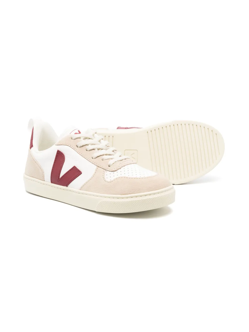 Кроссовки с нашивкой-логотипом VEJA Kids, нейтральный — фото 2