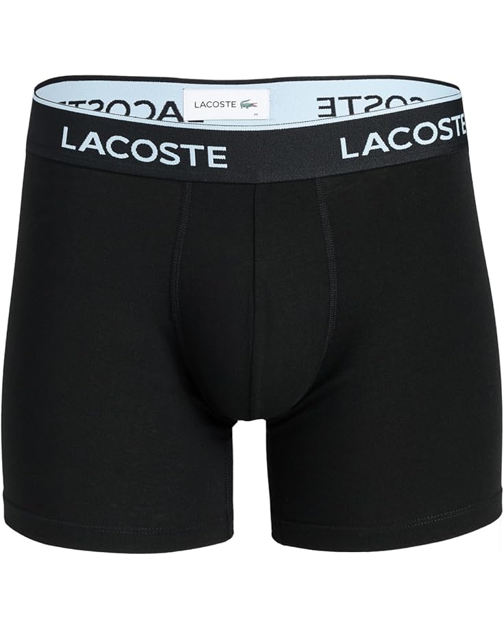 Мужские боксеры Lacoste 3-pack, черный/розовый/синий/зеленый — фото 2