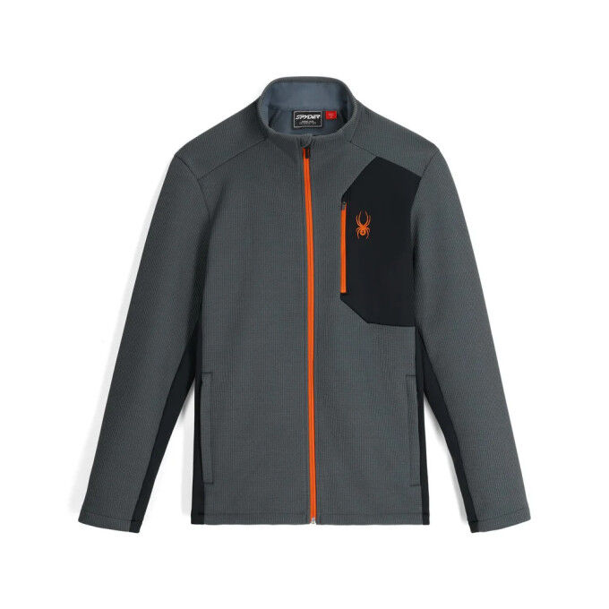 

Мужская флисовая горнолыжная куртка Spyder Bandit - сланцево-синий