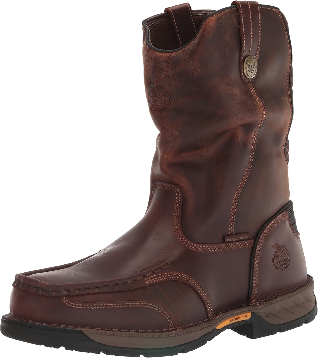 

Водонепроницаемые ботинки Georgia Boot Athens 360 с эластичной вставкой, 12 Wide Brown