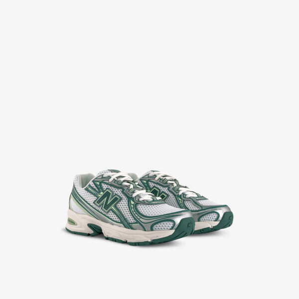 Кроссовки сетчатые низкие с вышитым логотипом 740 v2 New Balance, белый — фото 3