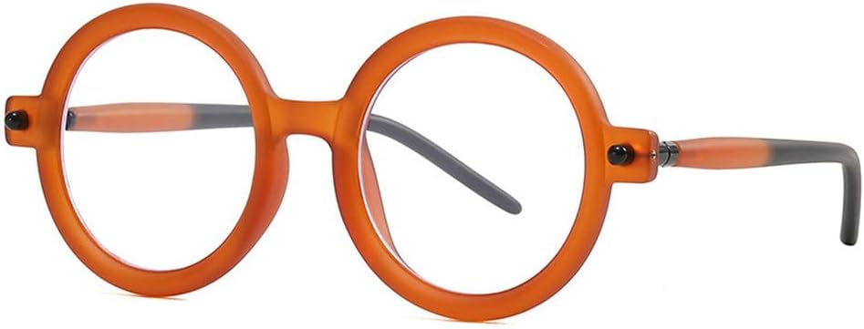 

Модные ретро-солнцезащитные очки большого размера круглой формы для женщин и мужчин, качественная оправа, винтажные солнцезащитные очки, трендовый оттенок TKKTLLT, Orange Clear