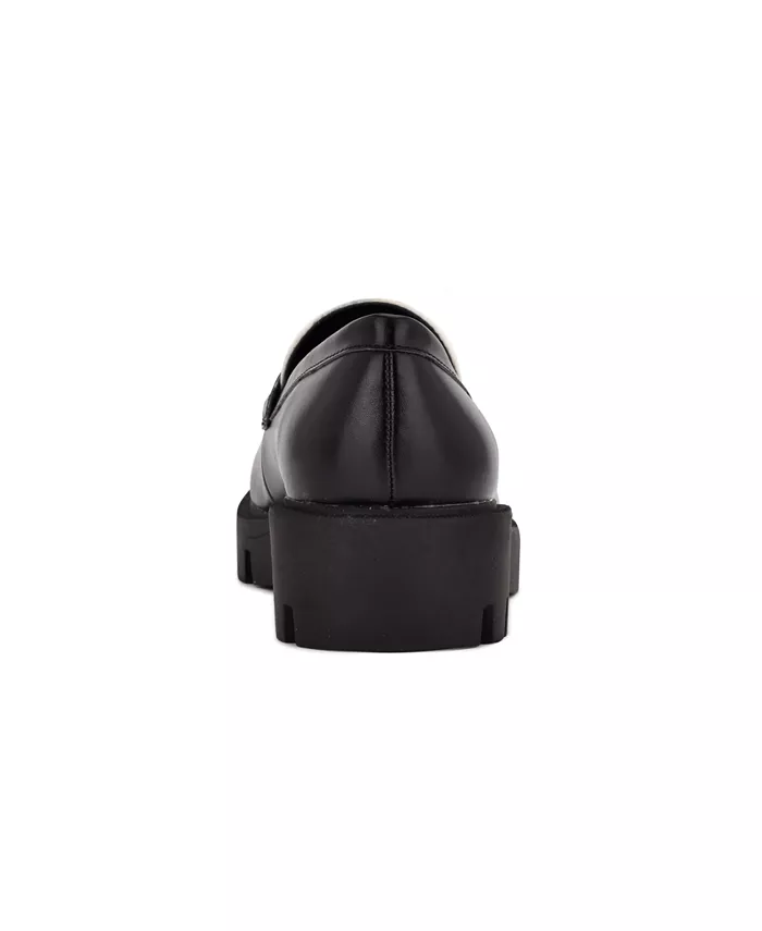 Женские пенни-лоферы Maibel на массивной подошве Nine West, мультиколор — фото 3