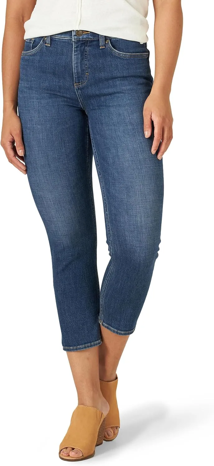 

Lee Женские джинсы Cigarette Crop Mid-Rise