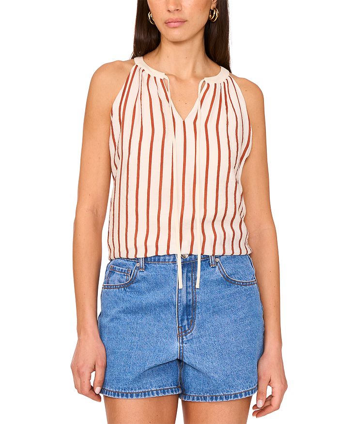 

Блузка с галстучным воротником VINCE CAMUTO, красный