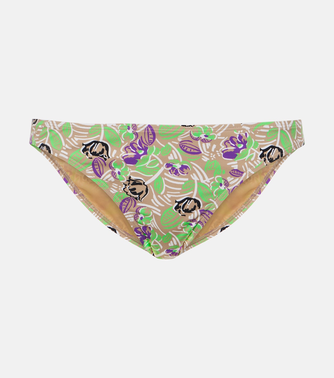 

Плавки бикини с цветочным принтом Tory Burch, Green Scribble Floral
