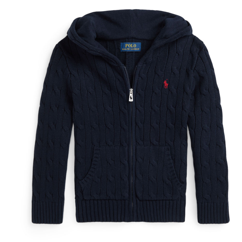 Свитер FW24 Темно-синий детский Polo Ralph Lauren — фото 2