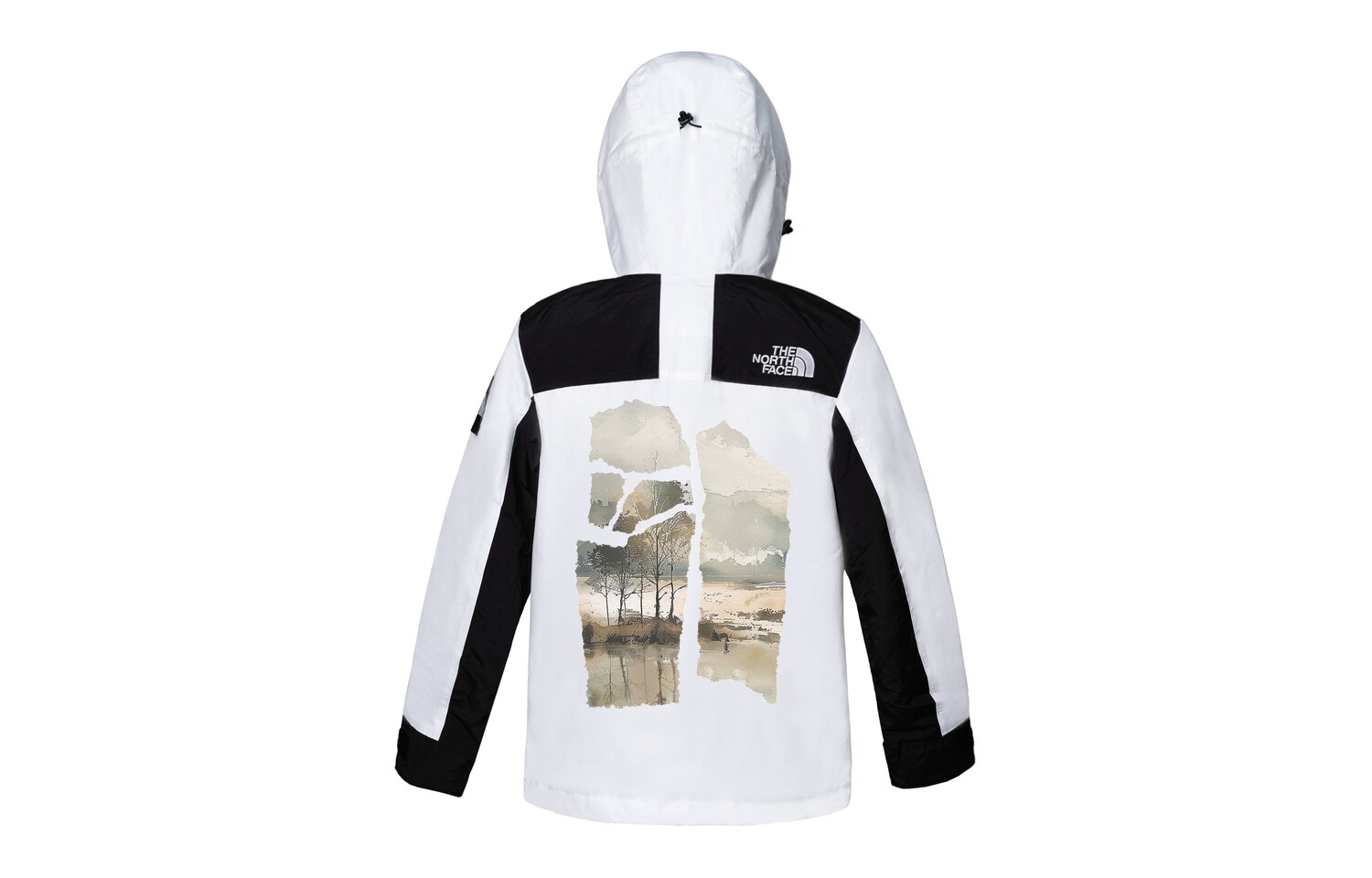 

Ветровка куртка унисекс белый The North Face
