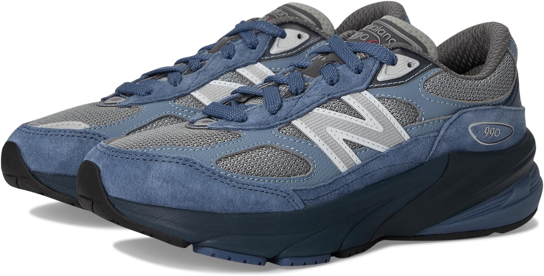 

Кроссовки New Balance Kids 990v6, цвет Vintage Indigo/Arctic Grey