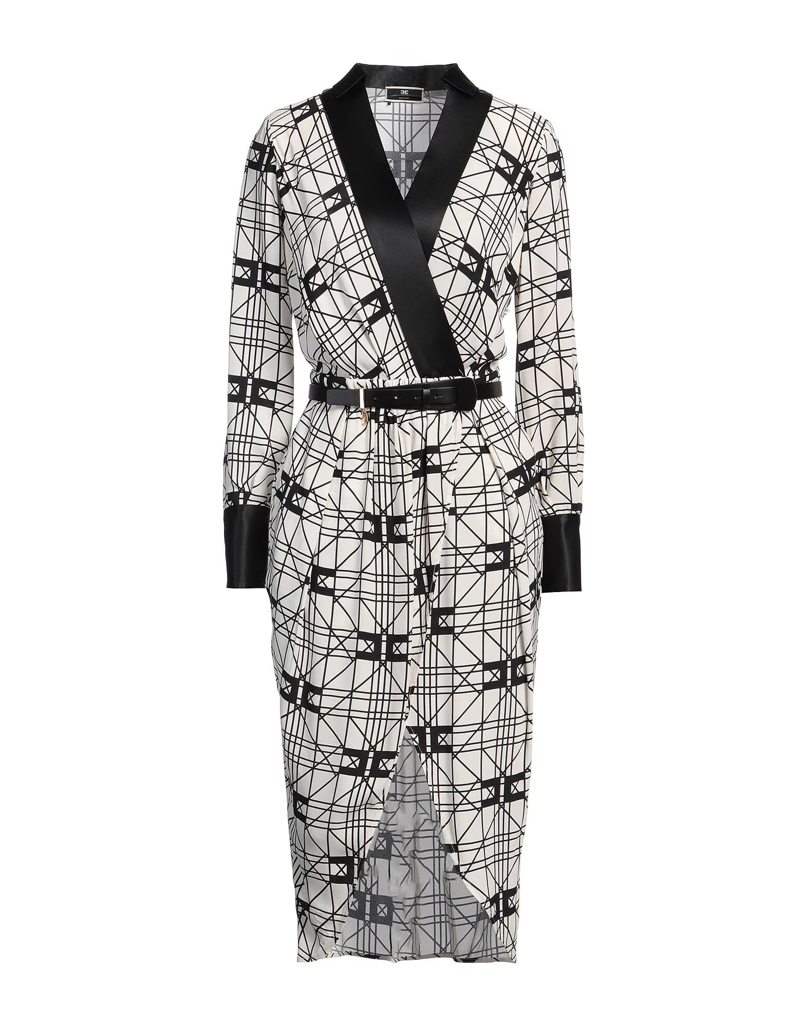 

Платье миди Elisabetta Franchi, белый