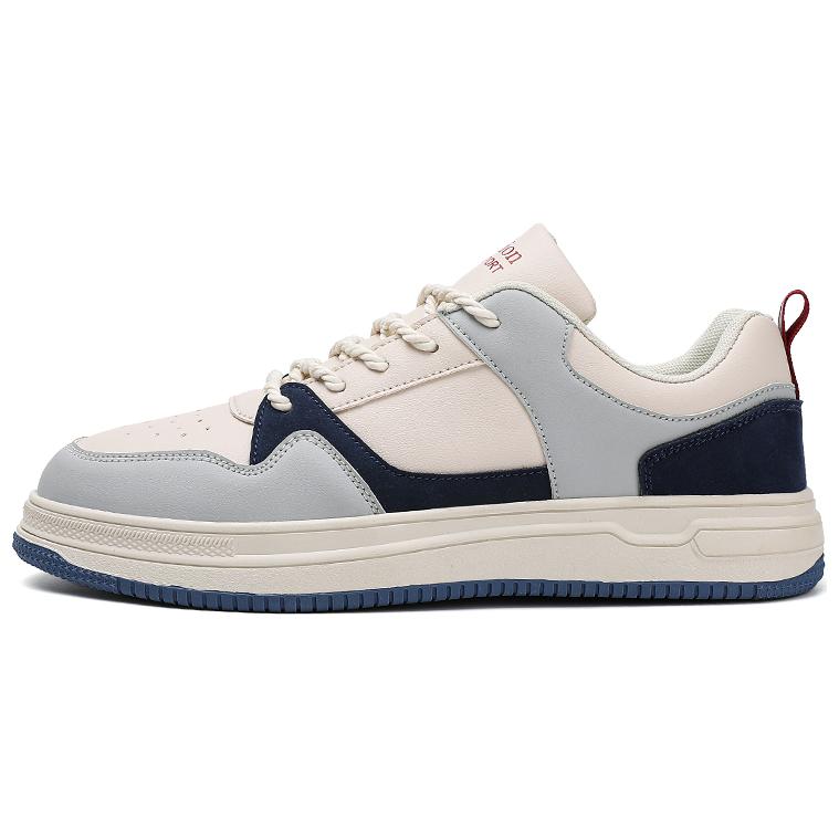 

BIANSULONG Скользоустойчивые амортизирующие низкие скейтерские кроссовки мужские - бежево-зеленые, цвет Beige Green