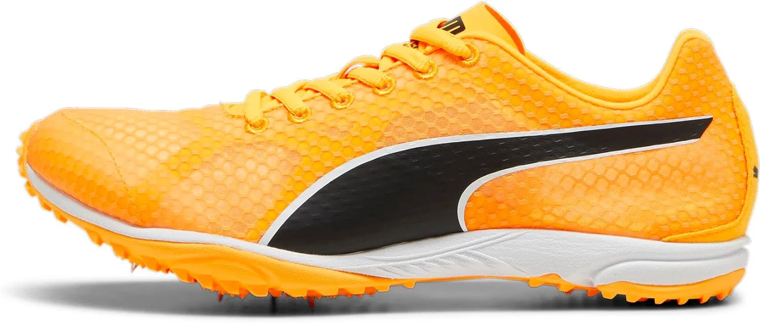 Детские кроссовки Puma Evospeed Haraka 8 для легкой атлетики (унисекс), Sun Stream Puma Black Puma White
