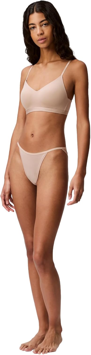 Женский облегающий бюстгальтер-бралетт Calvin Klein с легкой подкладкой, Cedar — фото 3