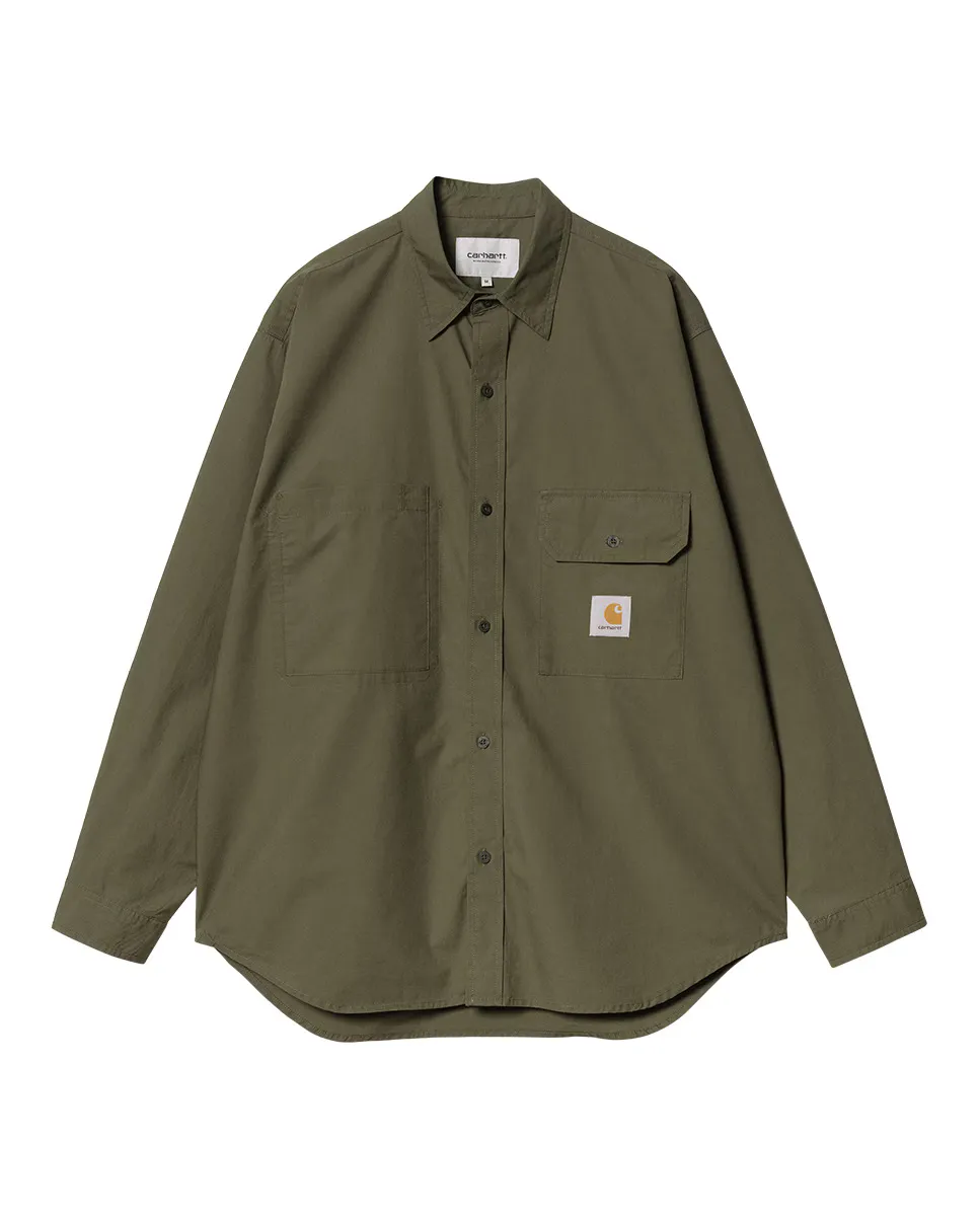 

Мужская рубашка с длинным рукавом Irwin Carhartt WIP, зеленый