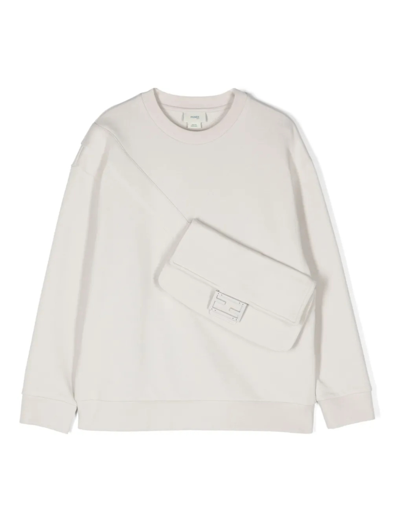 

Толстовка с логотипом FF Fendi Kids, нейтральный