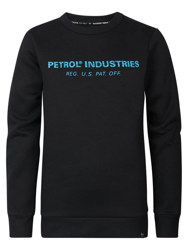 

Свитер с логотипом декалб для мальчиков Petrol Industries, черный