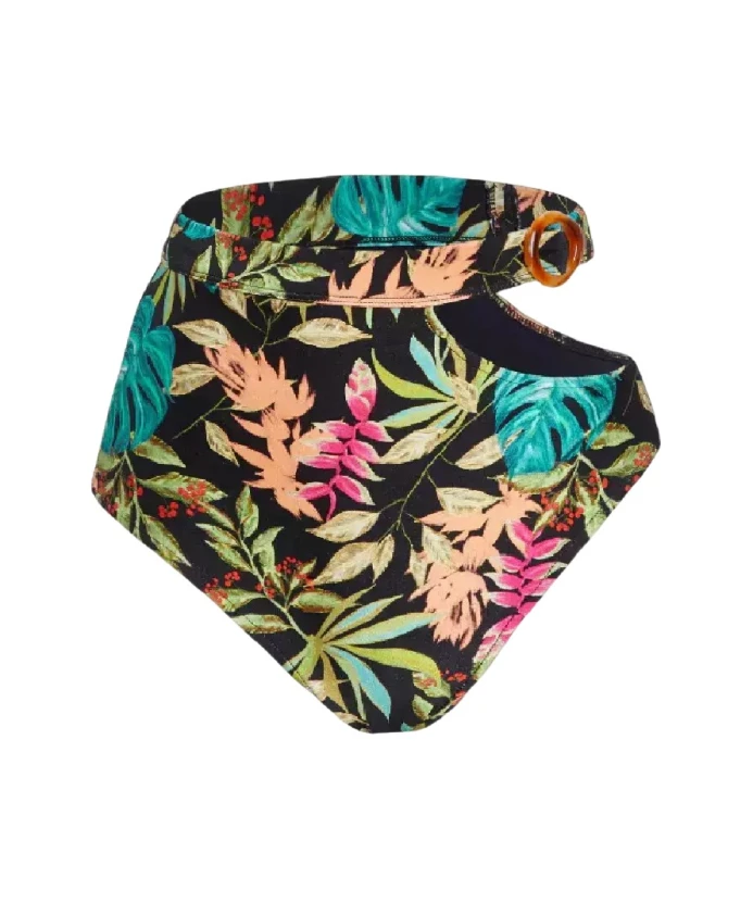 

Черные тропические плавки от бикини Patbo, мультиколор