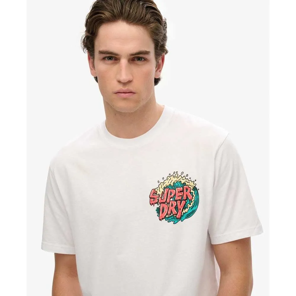Футболка с коротким рукавом Superdry Outdoor Narrative Loose Fit, белый — фото 3
