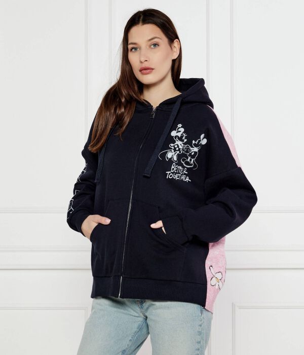 

Джемпер Микки Маус Desigual x Disney Regular fit Desigual, синий
