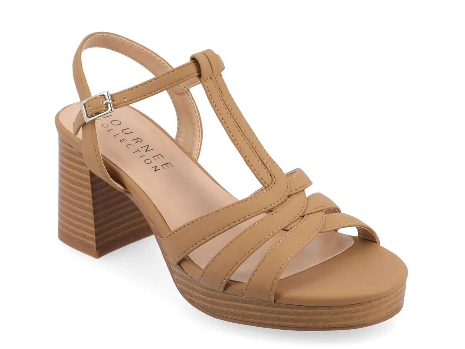 

Сандалии Alyce Platform Sandal Journee Collection, цвет tan