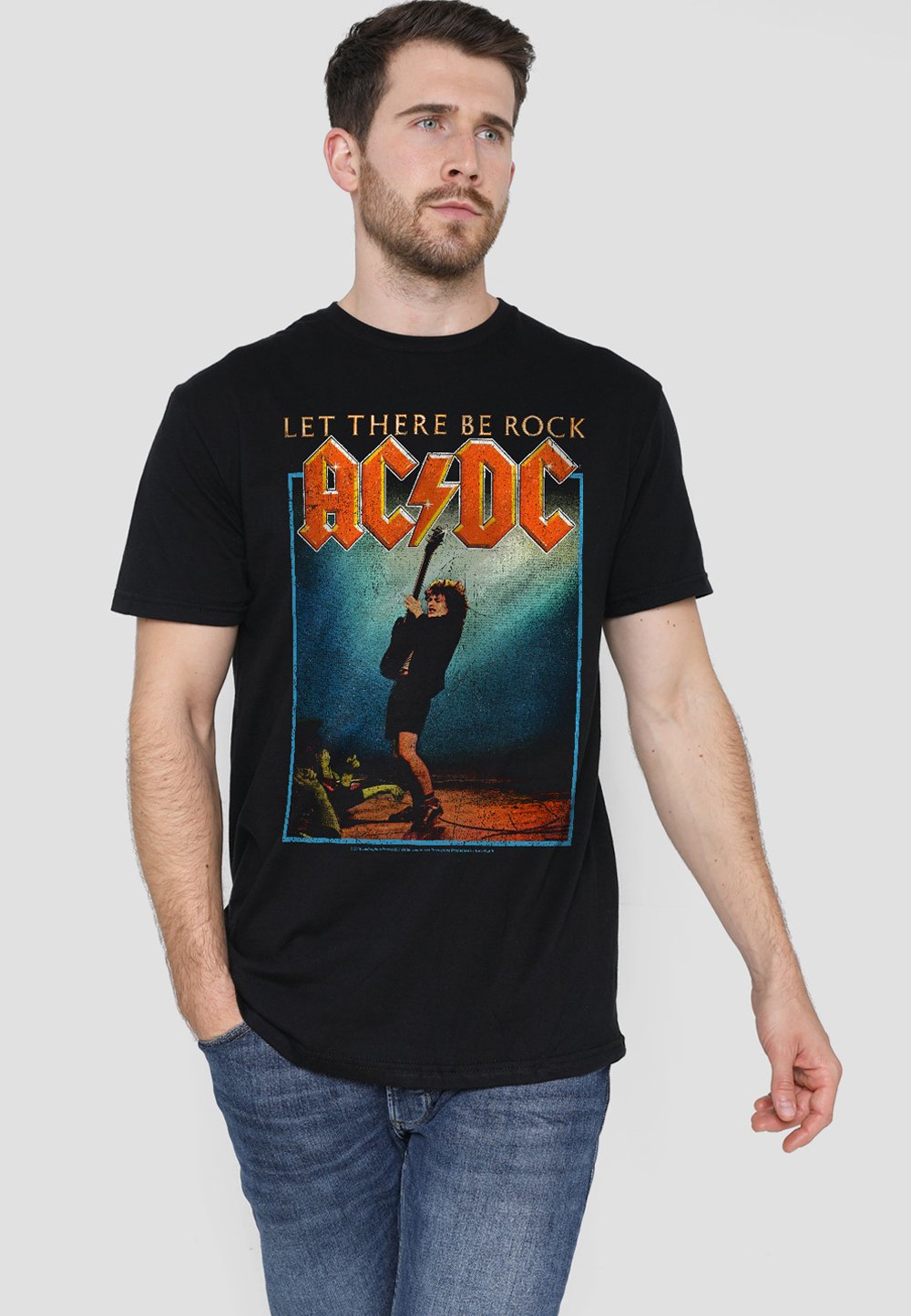 

Футболка с принтом AC/DC LET THERE BE ROCK Cotton Soul, черный