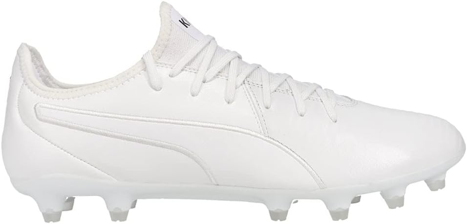 Футбольные бутсы PUMA King Pro FG для мужчин, белый — фото 2