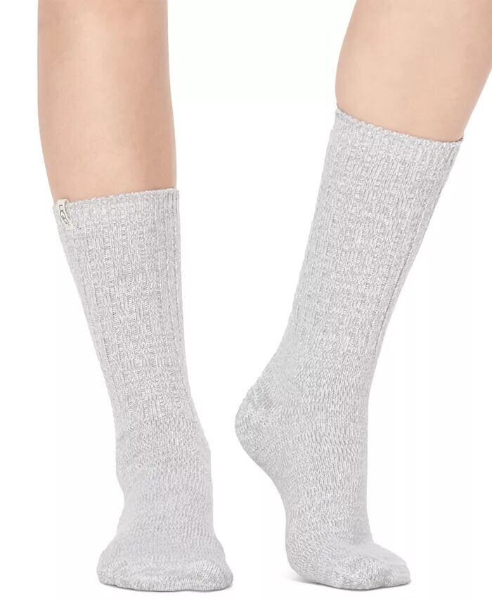 

Женские носки с напуском в рубчик UGG UGG, серый