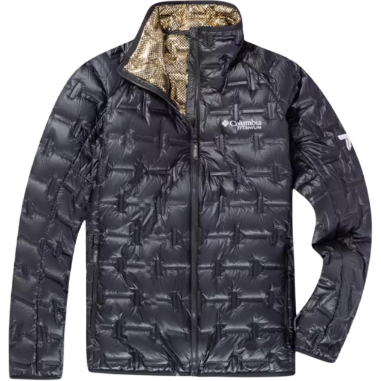

Columbia Титановая зимняя пуховая куртка мужская черная, Black