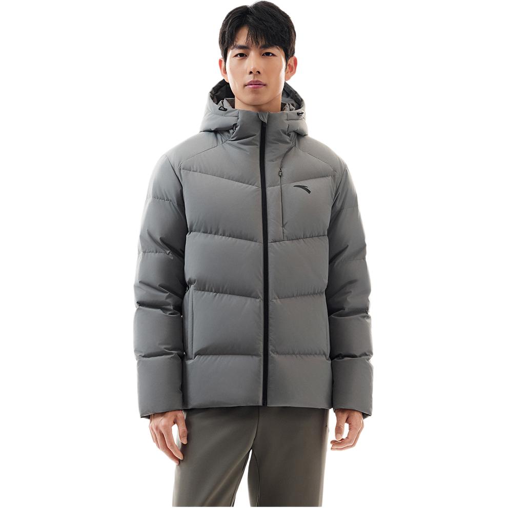 

ANTA Разнообразная тренировочная коллекция пуховик мужской пыльно-серый, Dusty Gray