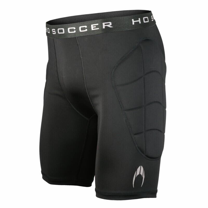

Короткие вратарские шорты с мягкой подкладкой для взрослых Ho Soccer RAVEN, черные, сетчатые
