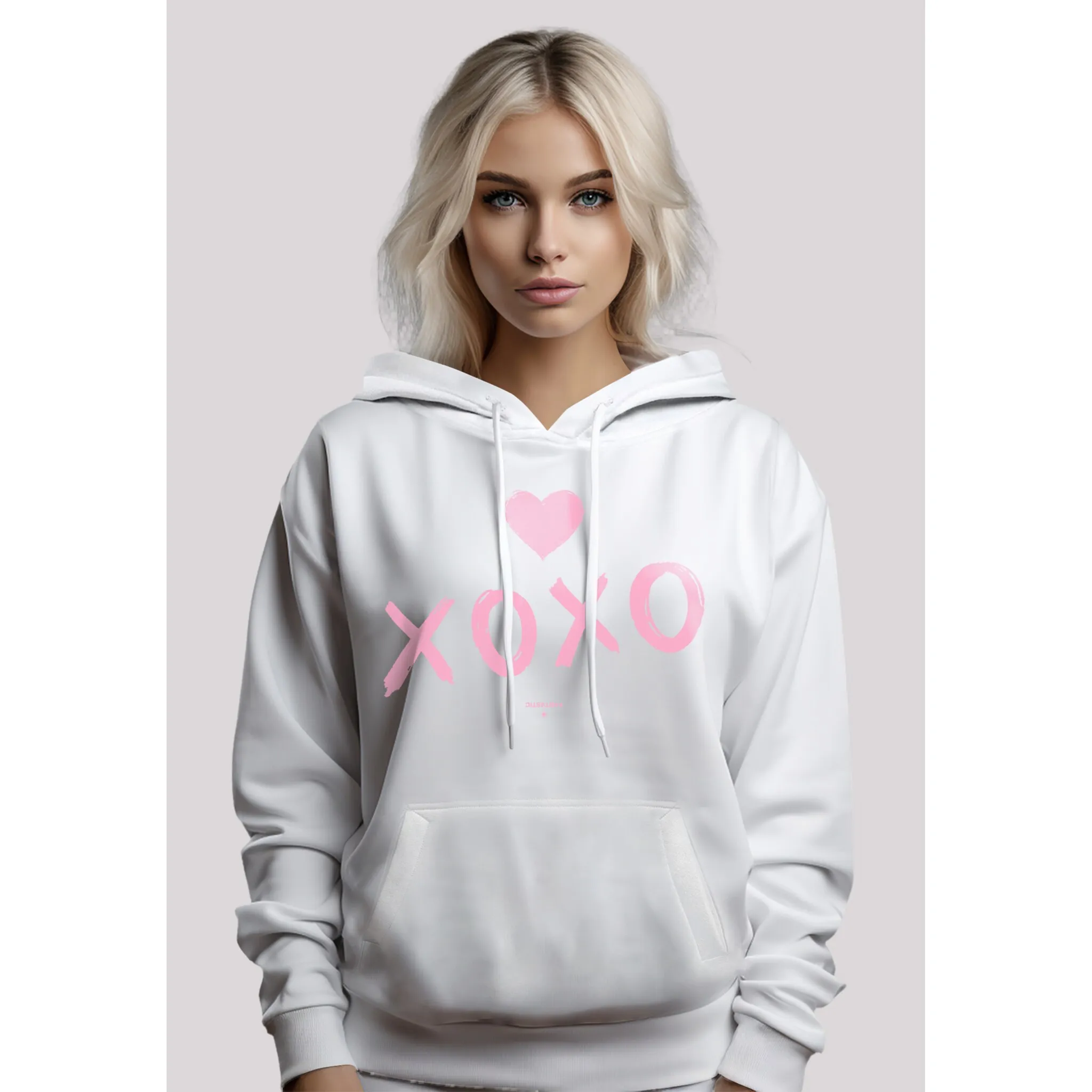 

F4NT4STIC толстовка "День святого Валентина xoxo", толстовка, теплая, удобная, белый