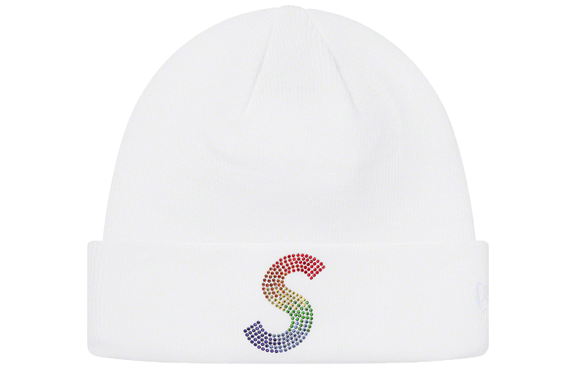 

Supreme Шапка-бини New Era с кристаллами Swarovski, White