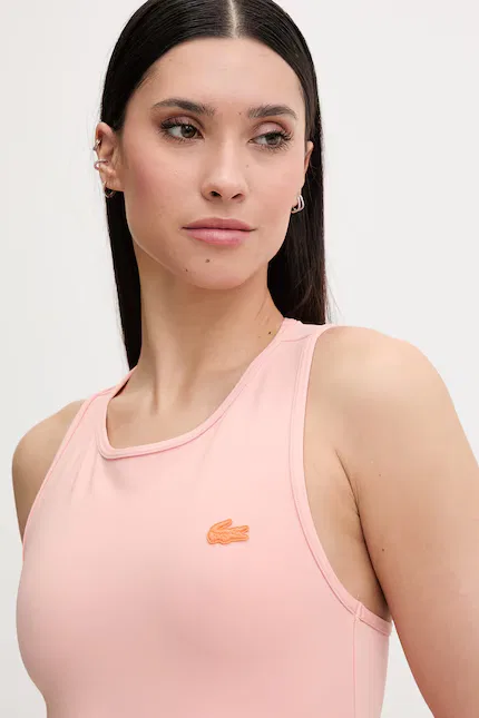 Платье мини Lacoste, оранжевый — фото 4