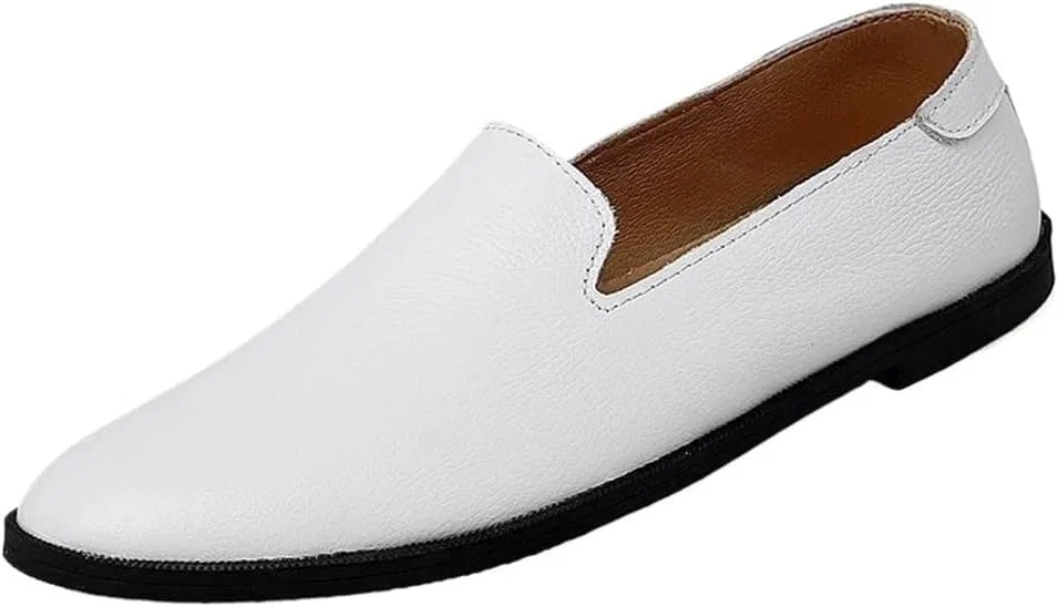 Лоферы мужские повседневные Handmade, White UOPYNE