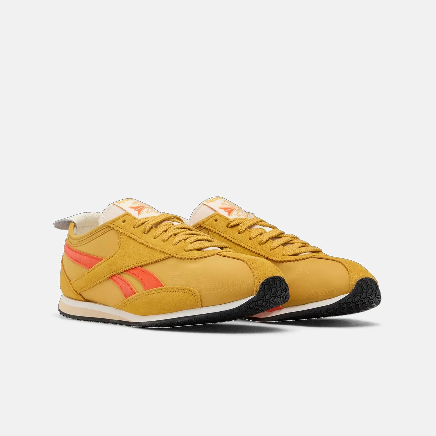 Кроссовки Reebok Unisex R400, Grit Gold Pump Orange Chalk — фото 4